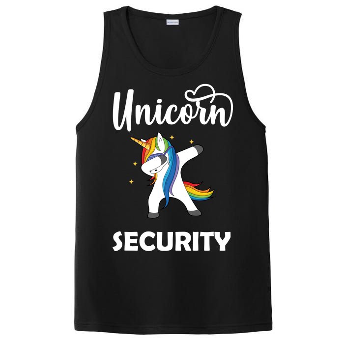 Dabbing Unicorn Security PosiCharge Competitor Tank