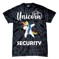 Dabbing Unicorn Security Tie-Dye T-Shirt