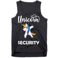 Dabbing Unicorn Security Tank Top