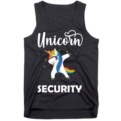 Dabbing Unicorn Security Tank Top