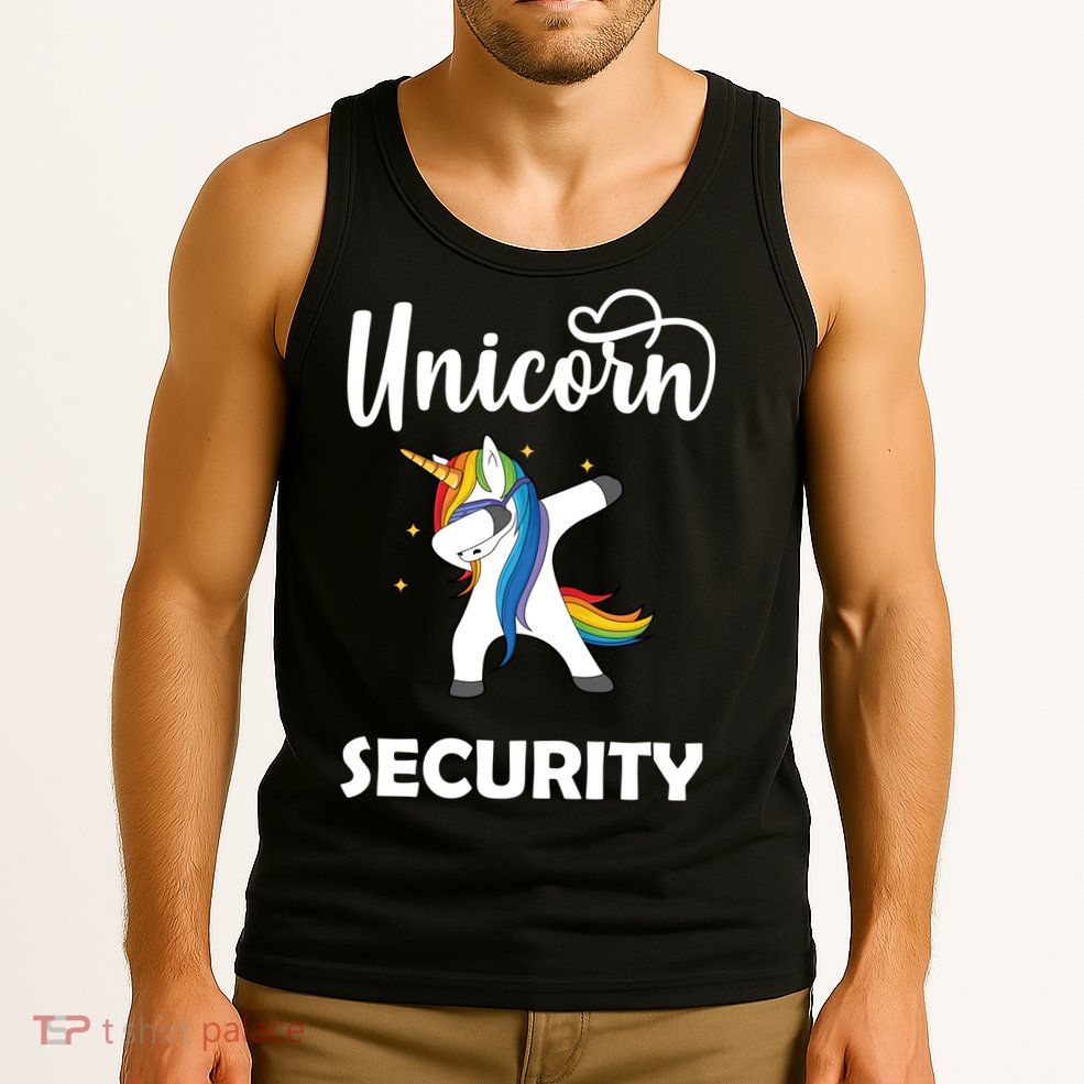 Dabbing Unicorn Security Tank Top