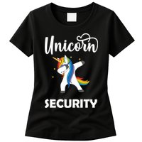 Dabbing Unicorn Security Womens T-Shirt