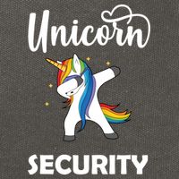Dabbing Unicorn Security Cotton Canvas Backpack