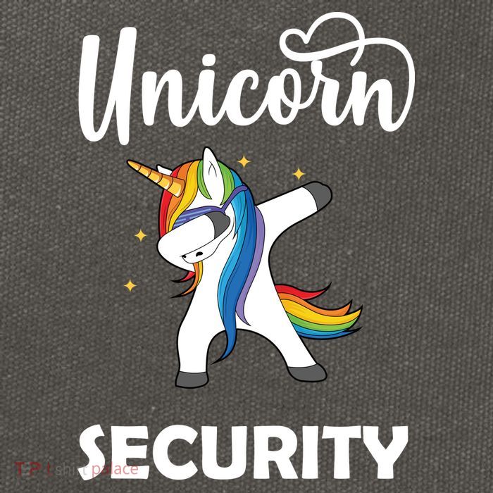 Dabbing Unicorn Security Cotton Canvas Backpack