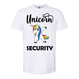 Dabbing Unicorn Security Softstyle CVC T-Shirt