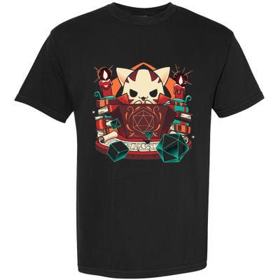 Dungeon And Cats Tabletop Gaming Role Player Garment-Dyed Heavyweight T-Shirt