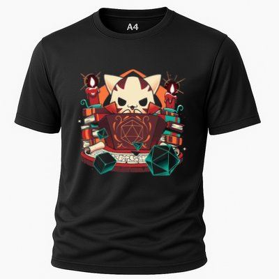 Dungeon And Cats Tabletop Gaming Role Player Performance Shirt