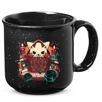 Dungeon And Cats Tabletop Gaming Role Player 15oz Campfire Ceramic Mug