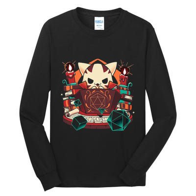 Dungeon And Cats Tabletop Gaming Role Player Tall Long Sleeve T-Shirt