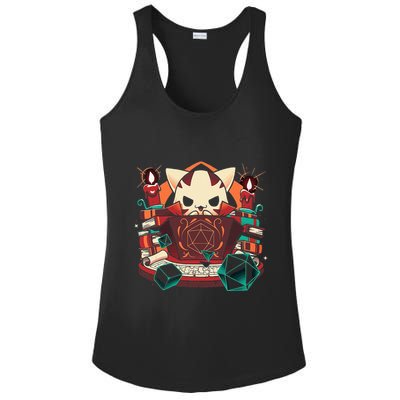 Dungeon And Cats Tabletop Gaming Role Player Ladies PosiCharge Competitor Racerback Tank