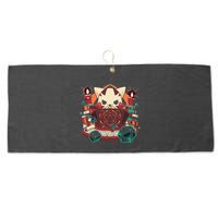 Dungeon And Cats Tabletop Gaming Role Player Large Microfiber Waffle Golf Towel
