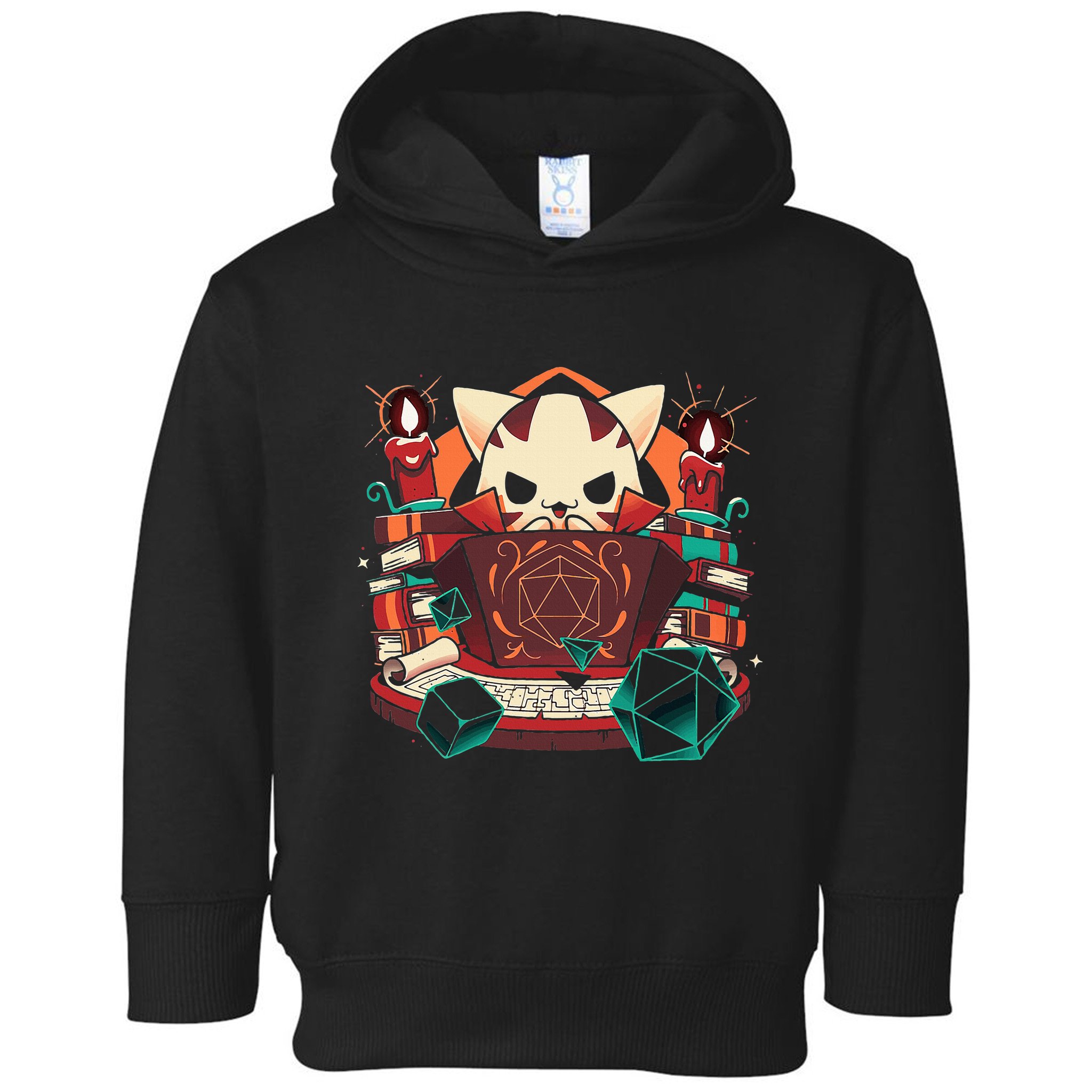 Dungeon And Cats Tabletop Gaming Role Player Toddler Hoodie