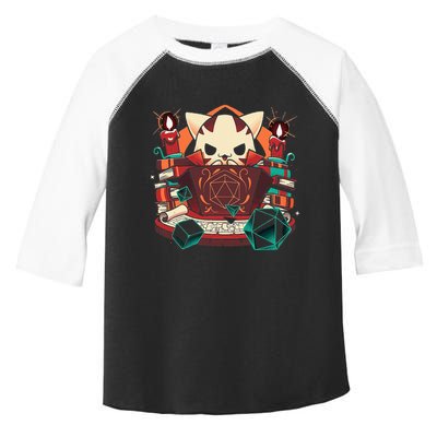 Dungeon And Cats Tabletop Gaming Role Player Toddler Fine Jersey T-Shirt