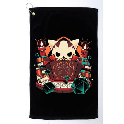 Dungeon And Cats Tabletop Gaming Role Player Golf Towel