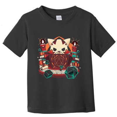 Dungeon And Cats Tabletop Gaming Role Player Toddler T-Shirt