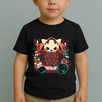 Dungeon And Cats Tabletop Gaming Role Player Toddler T-Shirt