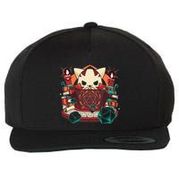 Dungeon And Cats Tabletop Gaming Role Player Wool Snapback Cap