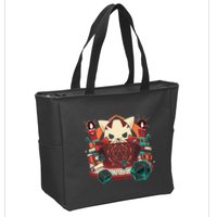 Dungeon And Cats Tabletop Gaming Role Player Zip Tote Bag