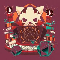 Dungeon And Cats Tabletop Gaming Role Player 16oz Travel Tumbler