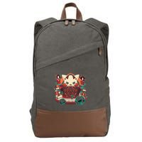 Dungeon And Cats Tabletop Gaming Role Player Cotton Canvas Backpack