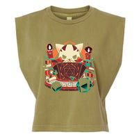Dungeon And Cats Tabletop Gaming Role Player Garment-Dyed Women's Muscle Tee