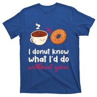 Donut And Coffee Cute Couple Love Pun Funny Valentine's Day Cute Gift T-Shirt