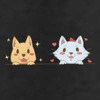Dog And Cat Cute Animal Lover Beanie