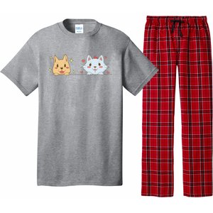 Dog And Cat Cute Animal Lover Pajama Set