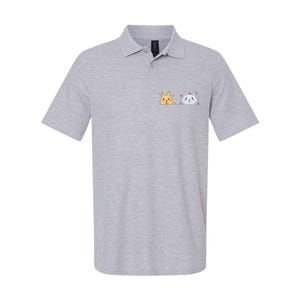 Dog And Cat Cute Animal Lover Softstyle Adult Sport Polo