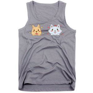 Dog And Cat Cute Animal Lover Tank Top