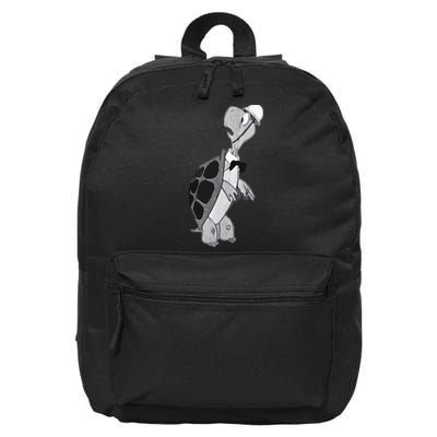 Duck and Cover Vintage Bert the Turtle Cold War 16 in Basic Backpack