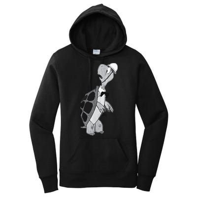 Duck and Cover Vintage Bert the Turtle Cold War Women's Pullover Hoodie
