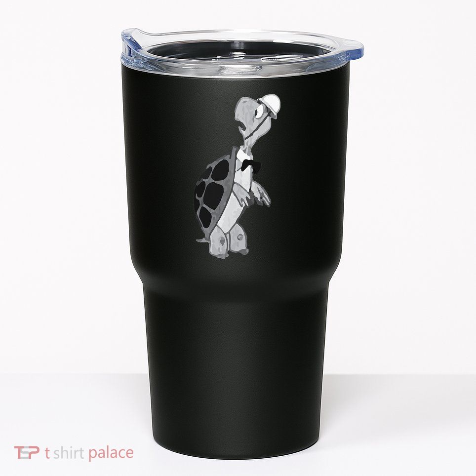 Duck and Cover Vintage Bert the Turtle Cold War Tumbler