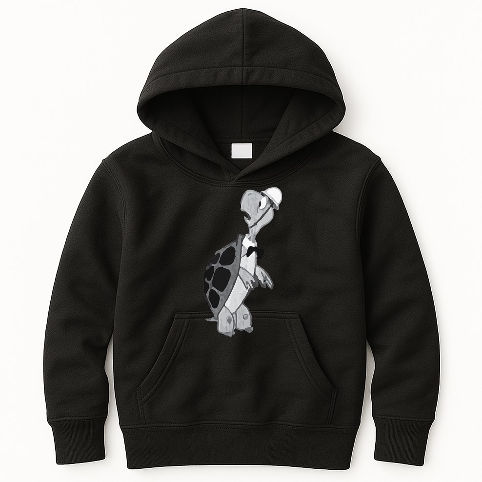 Duck and Cover Vintage Bert the Turtle Cold War Kids Hoodie