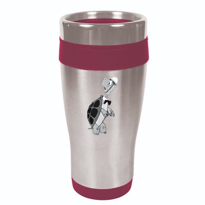 Duck and Cover Vintage Bert the Turtle Cold War 16oz Travel Tumbler