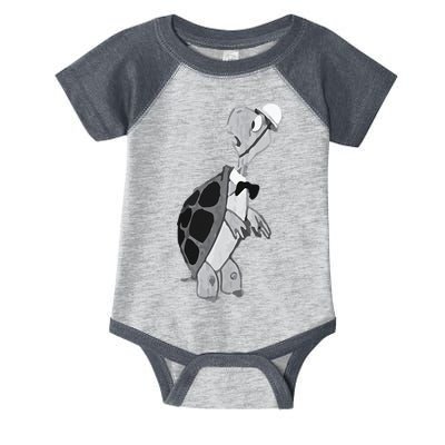Duck and Cover Vintage Bert the Turtle Cold War Infant Baby Jersey Bodysuit
