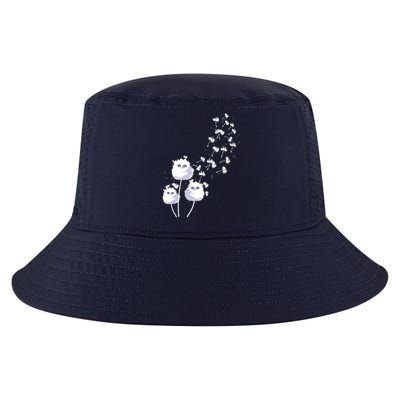 Dandelion And Cute Owls | Owl Lover Cool Comfort Performance Bucket Hat