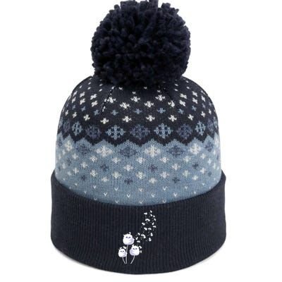 Dandelion And Cute Owls | Owl Lover The Baniff Cuffed Pom Beanie