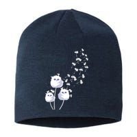 Dandelion And Cute Owls | Owl Lover Sustainable Beanie