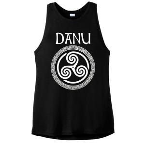 Danu Ancient Celtic Goddess Of Mothers And Earth Gift Ladies PosiCharge Tri-Blend Wicking Tank