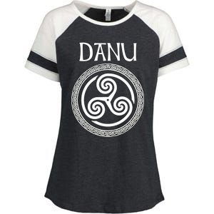 Danu Ancient Celtic Goddess Of Mothers And Earth Gift Enza Ladies Jersey Colorblock Tee