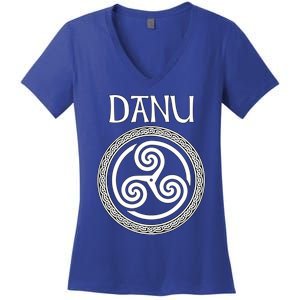 Danu Ancient Celtic Goddess Of Mothers And Earth Gift Women's V-Neck T-Shirt