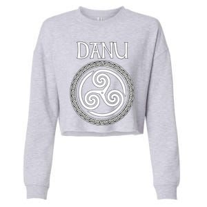 Danu Ancient Celtic Goddess Of Mothers And Earth Gift Cropped Pullover Crew