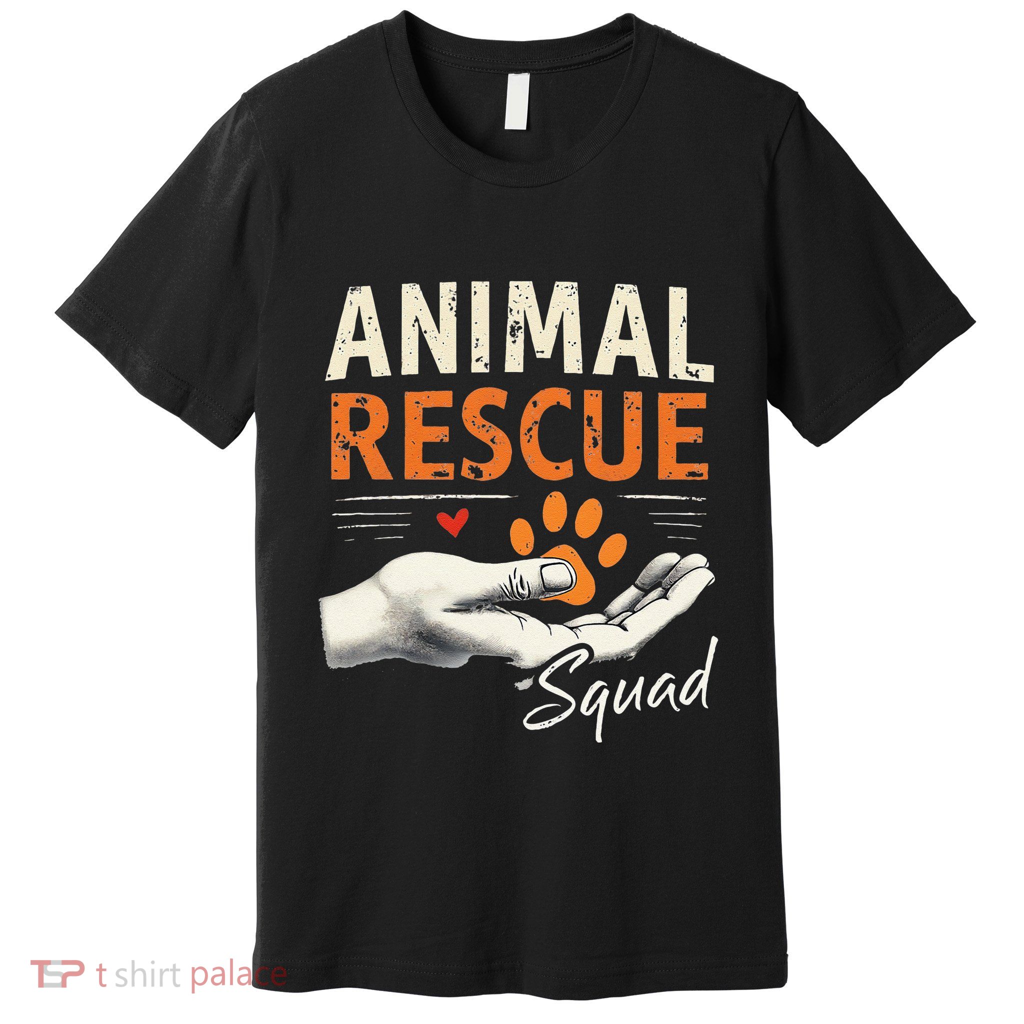 Dog And Cat Animal Rescue Welfare Premium T-Shirt