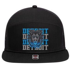 Detroit Apparel Cool Retro Gan Gear 7 Panel Mesh Trucker Snapback Hat