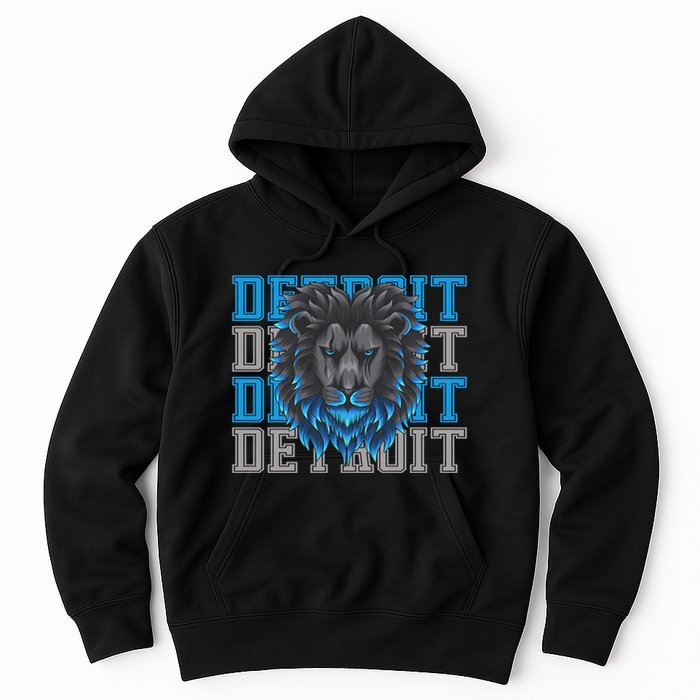 Detroit Apparel Cool Retro Gan Gear Hoodie