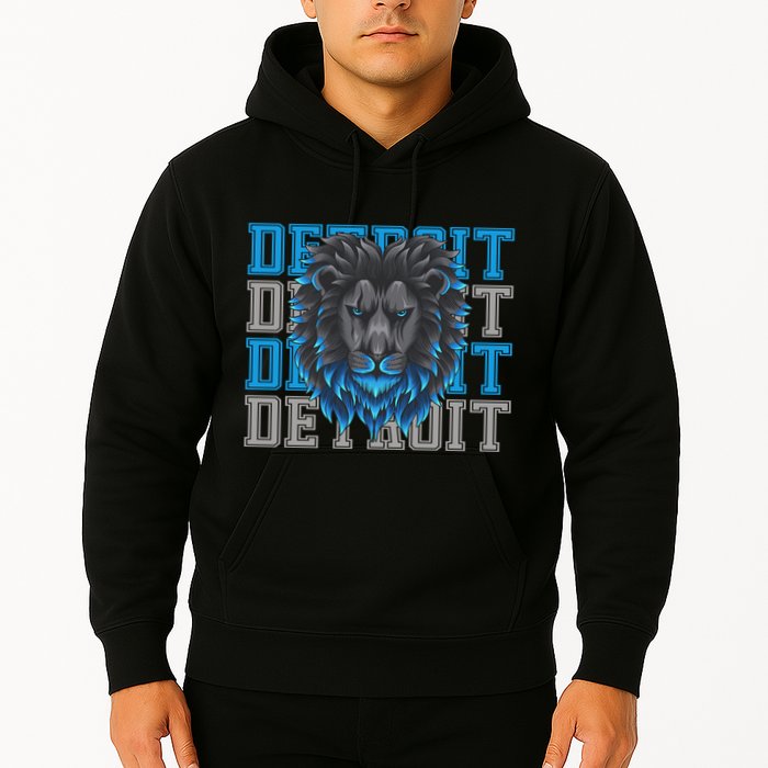 Detroit Apparel Cool Retro Gan Gear Hoodie
