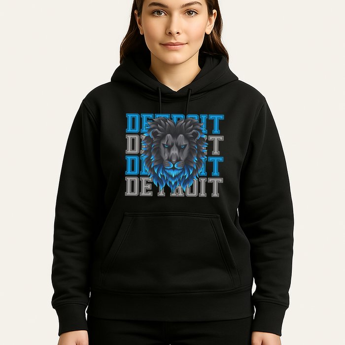 Detroit Apparel Cool Retro Gan Gear Hoodie