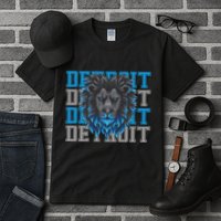 Detroit Apparel Cool Retro Gan Gear Tall T-Shirt