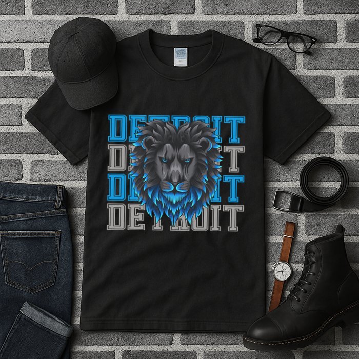 Detroit Apparel Cool Retro Gan Gear Tall T-Shirt